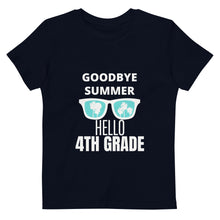 Load image into Gallery viewer, HELLO 4TH GRADE Organic cotton kids t-shirt
