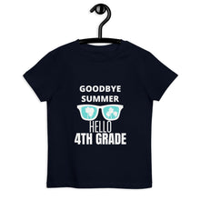 Load image into Gallery viewer, HELLO 4TH GRADE Organic cotton kids t-shirt
