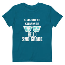 Load image into Gallery viewer, HELLO 2ND GRADE Organic cotton kids t-shirt
