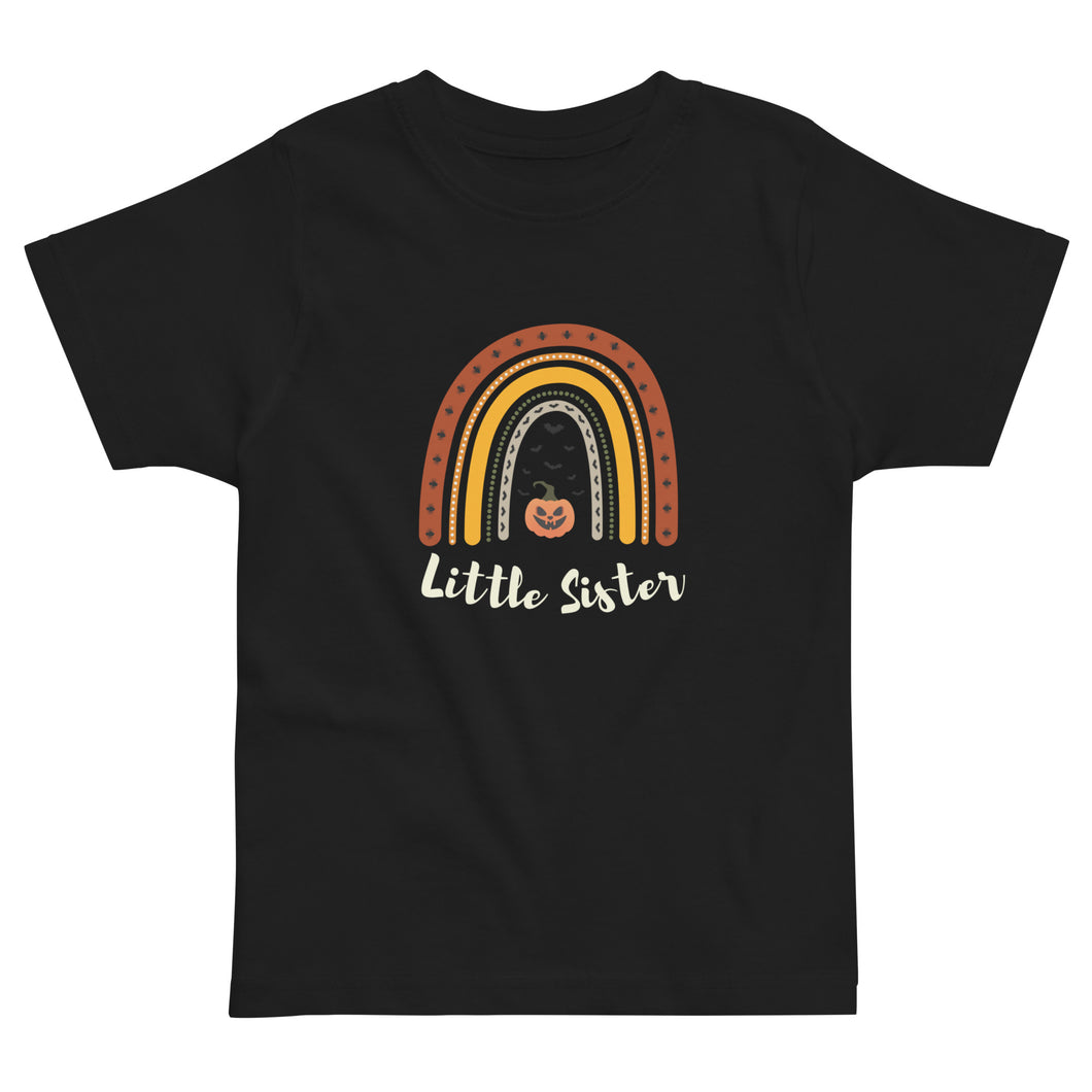 Little Sister Toddler jersey Tee