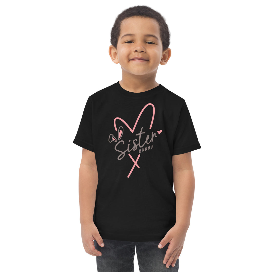 Sister Bunny Toddler jersey t-shirt