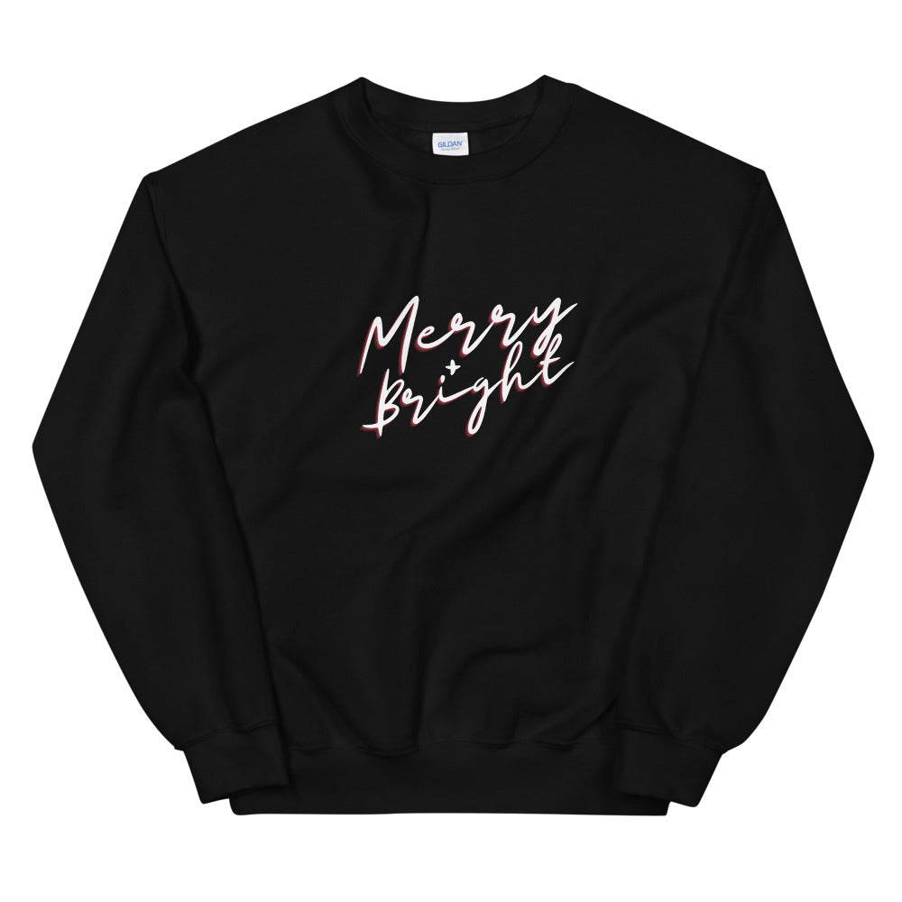 Merry + Bright Holiday Sweatshirt