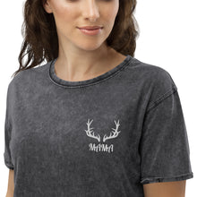 Load image into Gallery viewer, MAMA Deer Holiday Denim Tee
