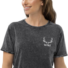 Load image into Gallery viewer, MAMA Deer Holiday Denim Tee
