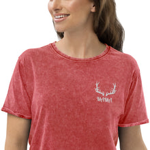 Load image into Gallery viewer, MAMA Deer Holiday Denim Tee
