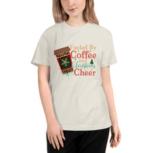 Load image into Gallery viewer, Fueled by Coffee and Christmas Cheer T-Shirt
