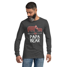 Load image into Gallery viewer, PaPa Bear Long Sleeve Holiday Tee
