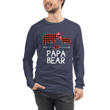 Load image into Gallery viewer, PaPa Bear Long Sleeve Holiday Tee
