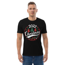 Load image into Gallery viewer, Matching Christmas Crew 2022 Unisex organic cotton t-shirt
