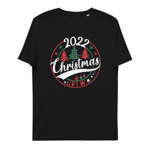 Load image into Gallery viewer, Matching Christmas Crew 2022 Unisex organic cotton t-shirt
