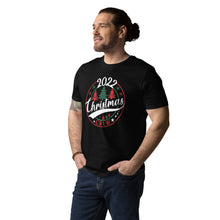 Load image into Gallery viewer, Matching Christmas Crew 2022 Unisex organic cotton t-shirt
