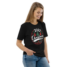 Load image into Gallery viewer, Matching Christmas Crew 2022 Unisex organic cotton t-shirt
