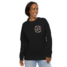 Load image into Gallery viewer, Silent Night organic raglan sweatshirt
