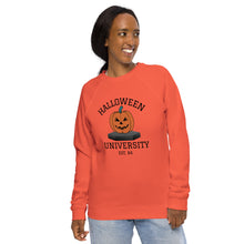 Load image into Gallery viewer, Halloween University organic raglan sweatshirt
