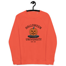 Load image into Gallery viewer, Halloween University organic raglan sweatshirt
