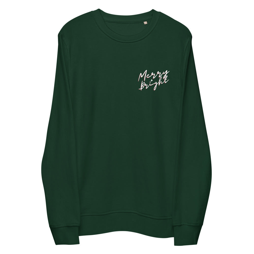 Merry + Bright organic sweatshirt