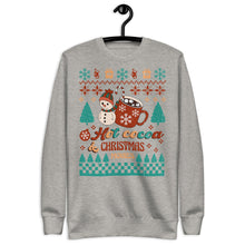 Load image into Gallery viewer, Hot Cocoa &amp; Christmas Movies Premium Unisex Sweatshirt
