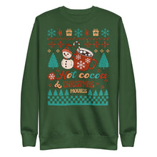 Load image into Gallery viewer, Hot Cocoa &amp; Christmas Movies Premium Unisex Sweatshirt
