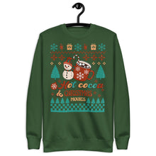 Load image into Gallery viewer, Hot Cocoa &amp; Christmas Movies Premium Unisex Sweatshirt
