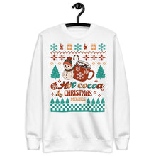 Load image into Gallery viewer, Hot Cocoa &amp; Christmas Movies Premium Unisex Sweatshirt
