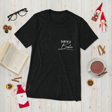 Load image into Gallery viewer, Santa’s Bestie Short sleeve t-shirt
