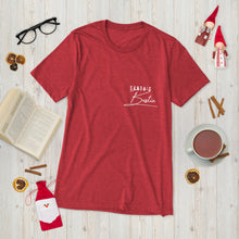 Load image into Gallery viewer, Santa’s Bestie Short sleeve t-shirt
