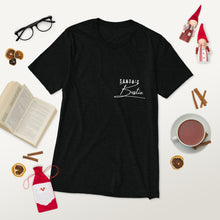 Load image into Gallery viewer, Santa’s Bestie Short sleeve t-shirt
