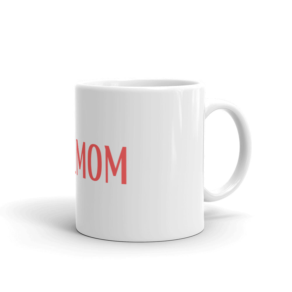 #GirlMom white glossy mug