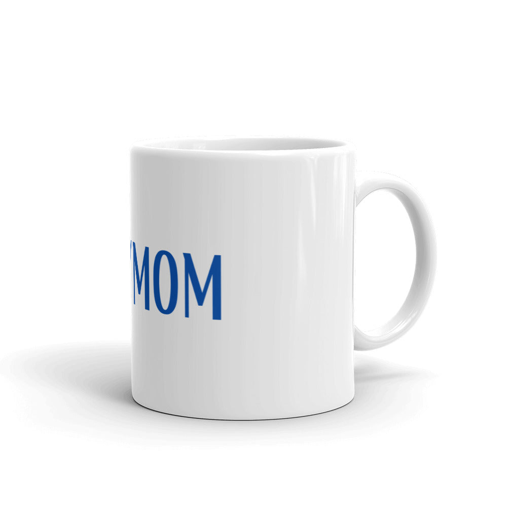 #BoyMom white glossy mug