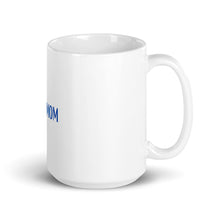 Load image into Gallery viewer, #BoyMom white glossy mug
