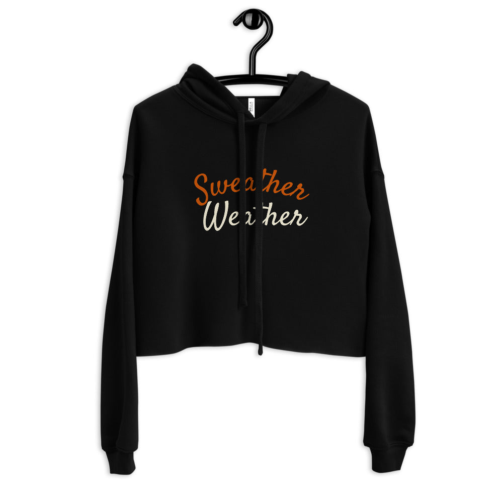 Sweater Weather Crop Hoodie