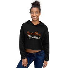Load image into Gallery viewer, Sweater Weather Crop Hoodie
