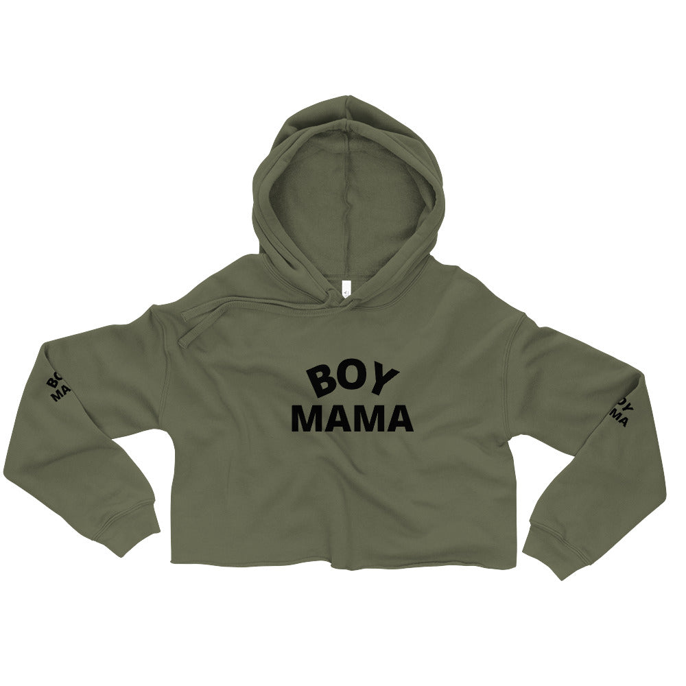 Boy Mom Crop Hoodie