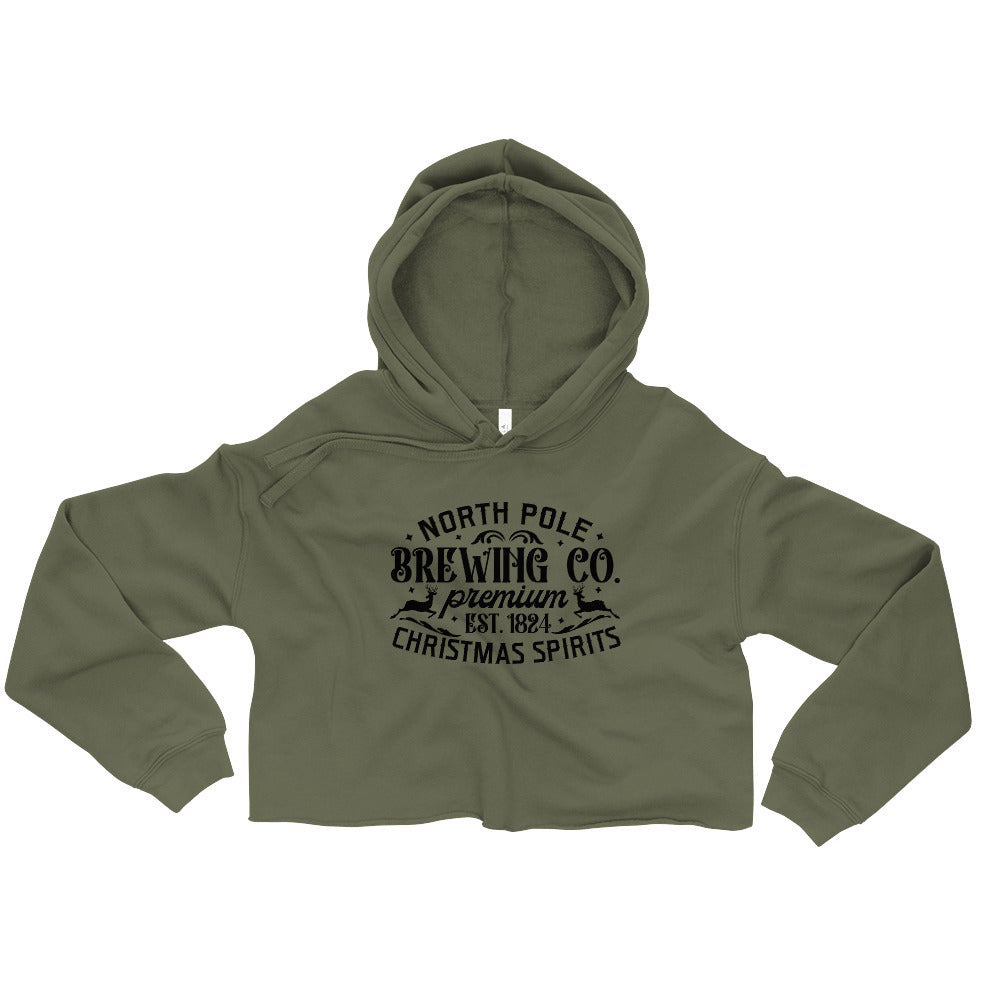 North Pole Brewing Co Crop Hoodie