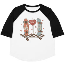 Load image into Gallery viewer, Skate Love Youth baseball shirt
